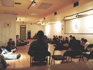 A session at a center